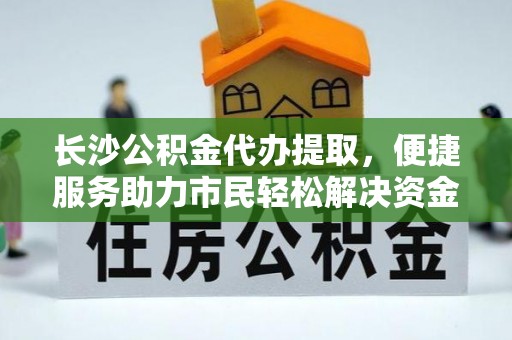 共青城长沙公积金代办提取，便捷服务助力市民轻松解决资金需求